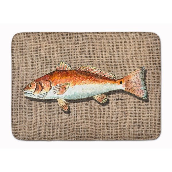 Micasa Red Fish Machine Washable Memory Foam Mat MI712796